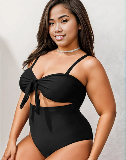 Bianca Tube Top Black  Swimsuit