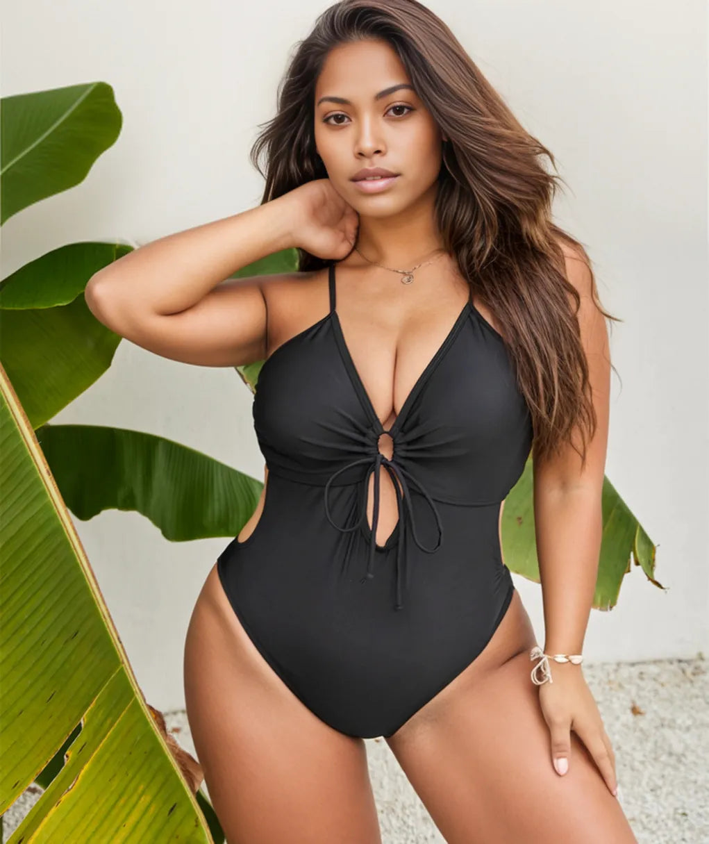 Bianca Bliss One-Piece V-Neck Bikini