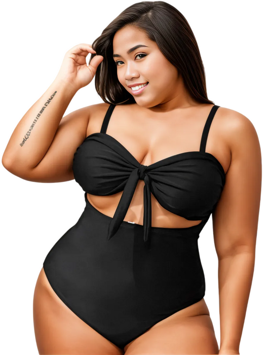 Bianca Tube Top Black  Swimsuit